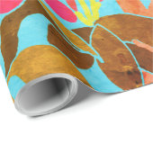 ヴィンテージフランギパニラッピング紙 ラッピングペーパー (ロールコーナー)