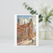 ヴィンテージフランシスコ修道院ダンツィヒ/グダンスク ポストカード (スタンド正面)