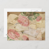 ヴィンテージフランスのおよびはがき ポストカード (正面/裏面)