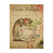 ヴィンテージフランスのがTea Cupで飲む