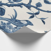 ヴィンテージフランスのと鳥のトイル ラッピングペーパー (角)