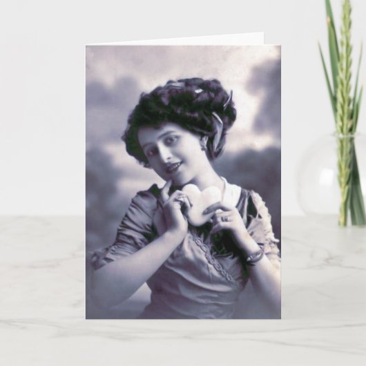 "ヴィンテージフランスのなバレンタイン" シーズンカード (正面)