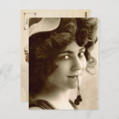 ヴィンテージフランスのに甘いさくらんぼ ポストカード (正面/裏面)