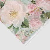 ヴィンテージフランスののしゃれたシックな花の切り離 薄葉紙 (詳細)