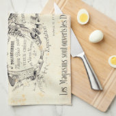 ヴィンテージフランスののキッチンタオルの画像 キッチンタオル (四つ折り)