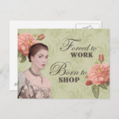 ヴィンテージフランスのの写真はがき ポストカード (正面/裏面)