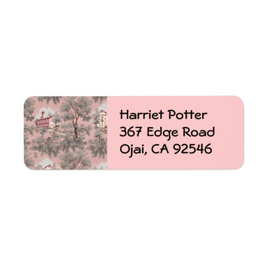 ヴィンテージフランスのの壁紙パターン ラベル (正面)