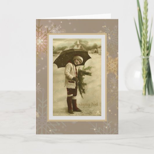ヴィンテージフランスのの子供 シーズンカード (正面)
