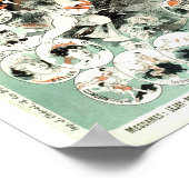 ヴィンテージフランスのの広告コンサート1881年 ポスター (角)