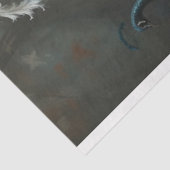 ヴィンテージフランスのの服を着た孔雀 薄葉紙 (詳細)