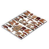 ヴィンテージフランスのの木版植物体 ノートブック (左側)