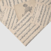 ヴィンテージフランスのの結婚マーチ音楽ティッシュペーパー 薄葉紙 (詳細)