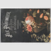 ヴィンテージフランスのの香水とバラの切り離し 薄葉紙 (正面)