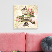 ヴィンテージフランスのの鳥居の引き伸ばしキャンバス キャンバスプリント (インサイチュ (リビング))