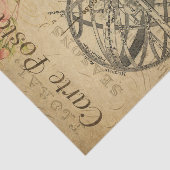 ヴィンテージフランスのはがきアームリア球デコップページ 薄葉紙 (詳細)