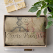 ヴィンテージフランスのはがきアームリア球デコップページ 薄葉紙 (ギフト)