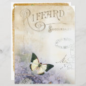 ヴィンテージフランスのはがき (正面/裏面)