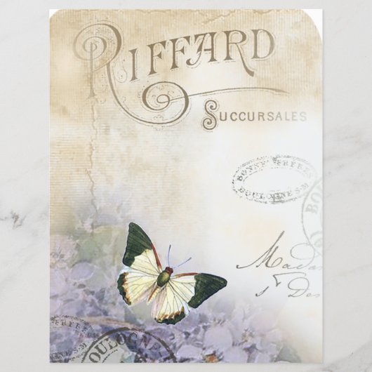 ヴィンテージフランスのはがき (正面)