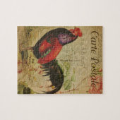 ヴィンテージフランスのはがき ジグソーパズル (横)