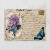 ヴィンテージフランスのはがき ポストカード (正面)