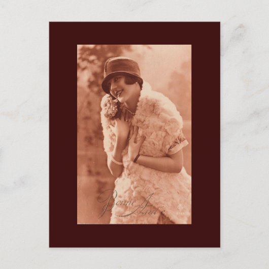 ヴィンテージフランスのはがき ポストカード (正面)