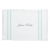 ヴィンテージフランスのアクアティキング家紋ピラロカス 枕カバー (裏面-左)