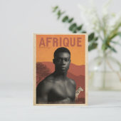 ヴィンテージフランスのアフリカ旅行 ポストカード (スタンド正面)