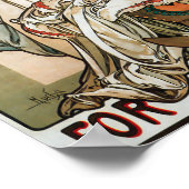 ヴィンテージフランスのアールヌーボーアドネスレフード乳児 ポスター (角)