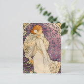 ヴィンテージフランスのアールヌーボーカメリア ポストカード (スタンド正面)