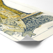 ヴィンテージフランスのアールヌーボージモンダベルナルド ポスター (角)