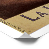 ヴィンテージフランスのアールヌーボーダンス ポスター (角)