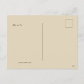 ヴィンテージフランスのアールヌーボーフォトフレームテンプレート シーズンポストカード (裏面)