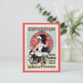 ヴィンテージフランスのアールヌーボー博覧会 ポストカード (スタンド正面)