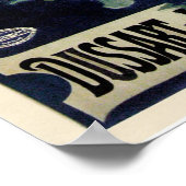 ヴィンテージフランスのアールヌーボー自転車 ポスター (角)