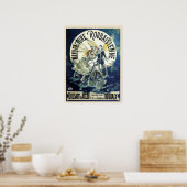 ヴィンテージフランスのアールヌーボー自転車 ポスター (キッチン)