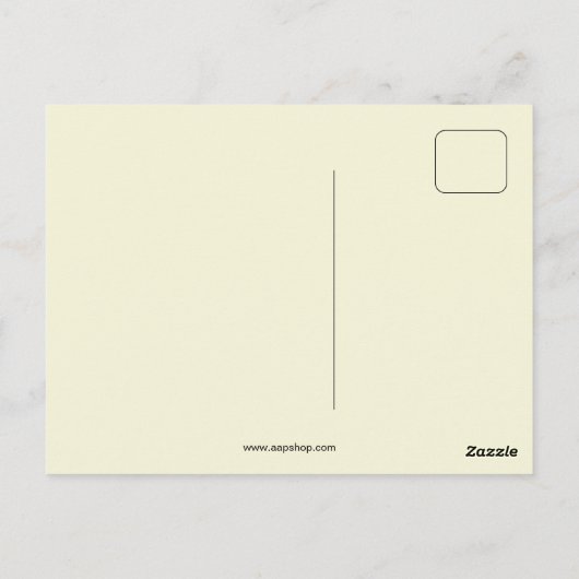 ヴィンテージフランスのアールヌーボー酒 ポストカード (裏面)