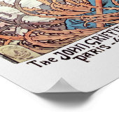 ヴィンテージフランスのアールヌーボーBicycle Ad ポスター (角)