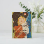 ヴィンテージフランスのイラストレーション ポストカード (スタンド正面)