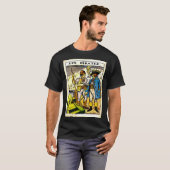 ヴィンテージフランスのイラストレーション Tシャツ (正面フル)