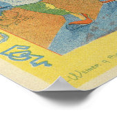 ヴィンテージフランスのインディアンティー広告 ポスター (角)