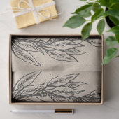 ヴィンテージフランスのウサギ(クラウン・デコpage付) 薄葉紙 (ギフト)