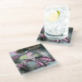 ヴィンテージフランスのエイプリルフールピスタード ガラスコースター (アングル)