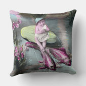 ヴィンテージフランスのエイプリルフールピスタード クッション (裏面)