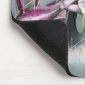 ヴィンテージフランスのエイプリルフール葉書 マウスパッド (コーナー)