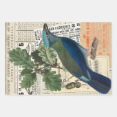 ヴィンテージフランスのエフエマデコップコラージュ3 ラッピングペーパーシート (正面3)