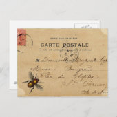 ヴィンテージフランスのエフエマハガキ ポストカード (正面/裏面)