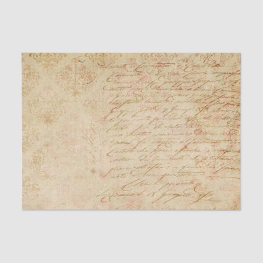 ヴィンテージフランスのエフエラ 薄葉紙 (正面)