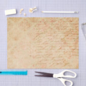 ヴィンテージフランスのエフエラ 薄葉紙 (クラフト)