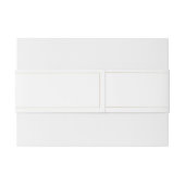 ヴィンテージフランスのエレガント金ゴールドフローラモノグラム結婚ズ 招待状ベリーバンド (裏面例)