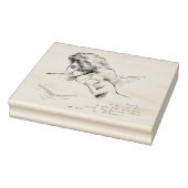 ヴィンテージフランスのエンジェル女子スフランスのクリプト ラバースタンプ (スタンプ)